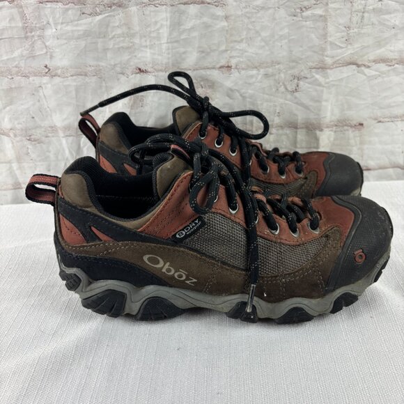Oboz Men's 8 Firebrand II Low B-Dry Athletic Hiking Waterproof Shoes - Picture 2 of 13